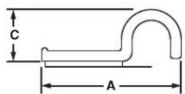 Panduit STS2 - A1C Type Clips - 2