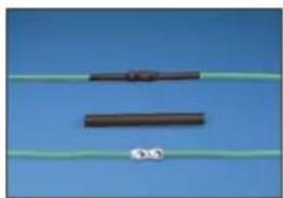Panduit STS2 - Heat Shrink in 6 Inch Pieces; Black, Single Diameter - 1