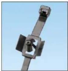 Panduit STS2 - Pan-Ty® Center Mounted Wing Push Mount Ties – Heat Stabilized Nylon 6.6 - 1