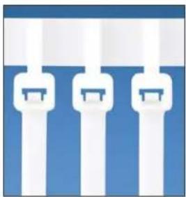 Panduit STS2 - PLT-VMR Reel-Fed Cable Ties - 1