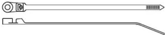 Panduit STS2 - Pan-Ty® Clamp Ties – Nylon 6.6 - 3