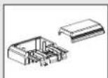 Panduit STS2 - PAN-WAY® T-45 NON-METALLIC SURFACE RACEWAY - 18