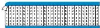 Panduit STS2 - Pre-Printed Marker Cards PCM Type - 3