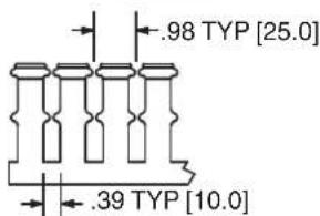 .98 TYP [25.0] .39 TYP [10.0]