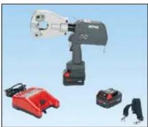 Panduit STS2 - Uni-Die™ Dieless, Lithium-Ion Powered Hydraulic, 6.2 Ton, Crimping Tool - 2