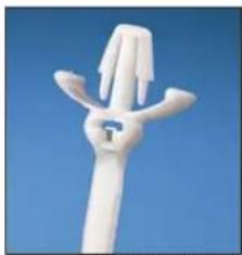 Panduit STS2 - Dome-Top® Barb Ty Wing Push Mount Ties – Nylon and Weather Resistant Nylon 6.6 - 1