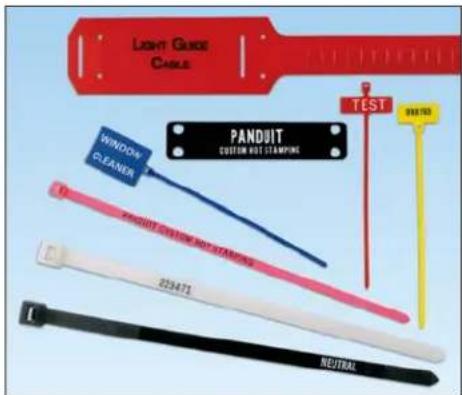 LIGHT GUIDE CABLE PANDUIT CUSTOM HOT STAMPING WINDOW CLEANEA 223475 NEUTRAL TEST WITCHEN