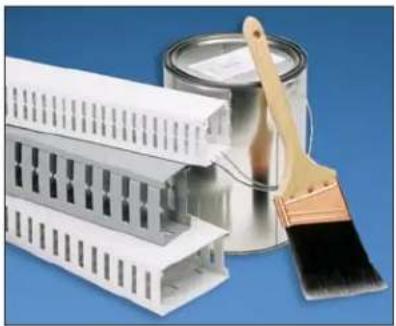 Panduit STS2 - Application of Latex Paint on Panduct® Wiring Duct - 1