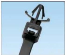 Panduit STS2 - Pan-Ty® Wing Push Mount Ties – Weather Resistant and Heat Stabilized Nylon 6.6 - 1
