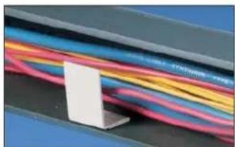 Panduit STS2 - Panduct® Solid Wall Raceway Type FS and Type D Wiring Duct Wire Retainer - 2