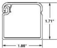 Panduit STS2 - Pan-Way® Office Furniture Raceway System - 1
