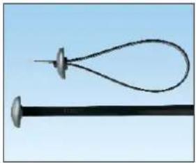 Panduit STS2 - Sta-Strap® Chassis/Panel Mount Ties – Heat Stabilized Weather Resistant Nylon 6.6 - 1