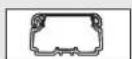 Panduit STS2 - PAN-WAY® COVE RACEWAY - 8
