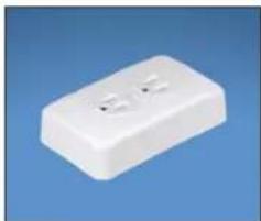 Panduit STS2 - Pan-Way® Surface Mount Outlet Box with 20 A Electrical Outlet - 2