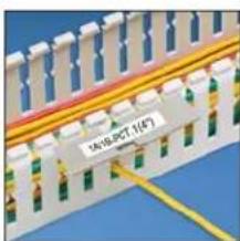 Panduit STS2 - Panduct® Type F, HN and MC Duct Wire Retainers/Labeling Device - 4