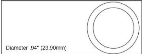 Diameter .94" (23.90mm)