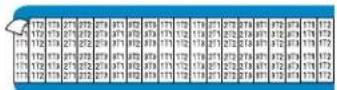 Panduit STS2 - Pre-Printed Marker Cards PCM Type (continued) - 1