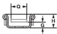 Panduit STS2 - Stainless Steel 2-Way Tie Mount - 3