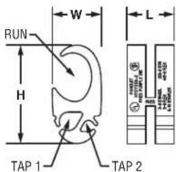 RUN H TAP 1 W L TAP 2