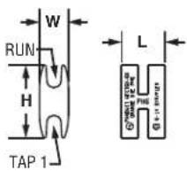 W RUN H TAP 1 L