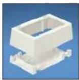 Panduit STS2 - Pan-Way® Low Voltage Surface Mount Outlet Boxes - 8