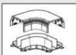 Panduit STS2 - PAN-WAY® T-45 NON-METALLIC SURFACE RACEWAY - 22