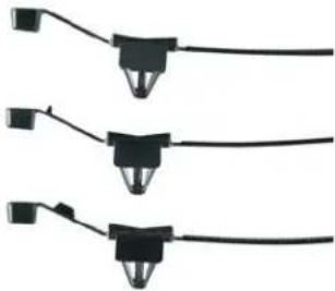 Panduit STS2 - Pan-Ty® Center Mounted Wing Push Mount Ties – Heat Stabilized Nylon 6.6 - 4