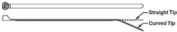 Straight Tip Curved Tip