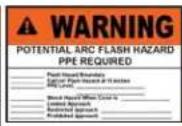 Panduit STS2 - Electrical Hazard Safety Signs - 3