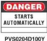 Panduit STS2 - Lockout/Tagout Safety Signs - 8