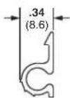 Panduit STS2 - Siding Clips - 6