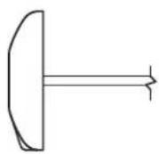 Panduit STS2 - Sta-Strap® Chassis/Panel Mount Ties – Heat Stabilized Weather Resistant Nylon 6.6 - 3