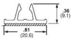 Panduit STS2 - Adhesive Backed Mount Cord Clip - 2
