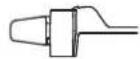 Panduit STS2 - Dome-Top® Barb Ty Wing Push Mount Ties – Nylon and Weather Resistant Nylon 6.6 - 6