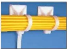 Panduit STS2 - Combination Adhesive Mount/Cable Ties - 1
