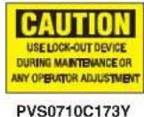 Panduit STS2 - Lockout/Tagout Safety Signs - 7