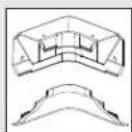 Panduit STS2 - PAN-WAY® COVE RACEWAY - 18