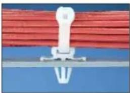 Panduit STS2 - Push Barb Cable Tie Mounts - 1