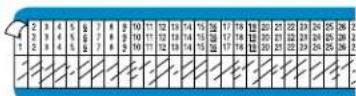 Panduit STS2 - Pre-Printed Marker Cards - 2