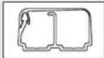 Panduit STS2 - PAN-WAY® LD PROFILE NON-METALLIC SURFACE RACEWAY - 6