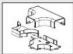 Panduit STS2 - PAN-WAY® LD PROFILE NON-METALLIC SURFACE RACEWAY - 10