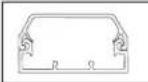 Panduit STS2 - PAN-WAY® T-45 NON-METALLIC SURFACE RACEWAY - 5