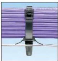 Panduit STS2 - Pan-Ty® Center Mounted Wing Push Mount Ties – Heat Stabilized Nylon 6.6 - 2