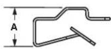 Panduit STS2 - Metal Clip-On Mounts - 3