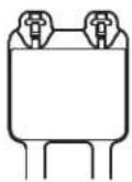 Panduit STS2 - Dome-Top® Barb Ty Marker and Flag Ties - 5