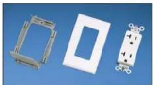 Panduit STS2 - Pan-Pole™ Power Addition Kits and Standard Faceplate Bracket - 1