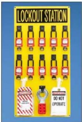 LOCKOUT STATION HAPPLENT DO NOT OPERATE