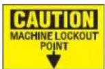 Panduit STS2 - Lockout/Tagout Safety Signs - 14