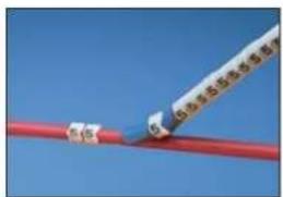 Panduit STS2 - Pre-Printed Clip-On Wire Markers - 2
