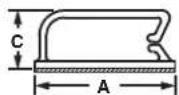 Panduit STS2 - Bevel Entry Clips - 2